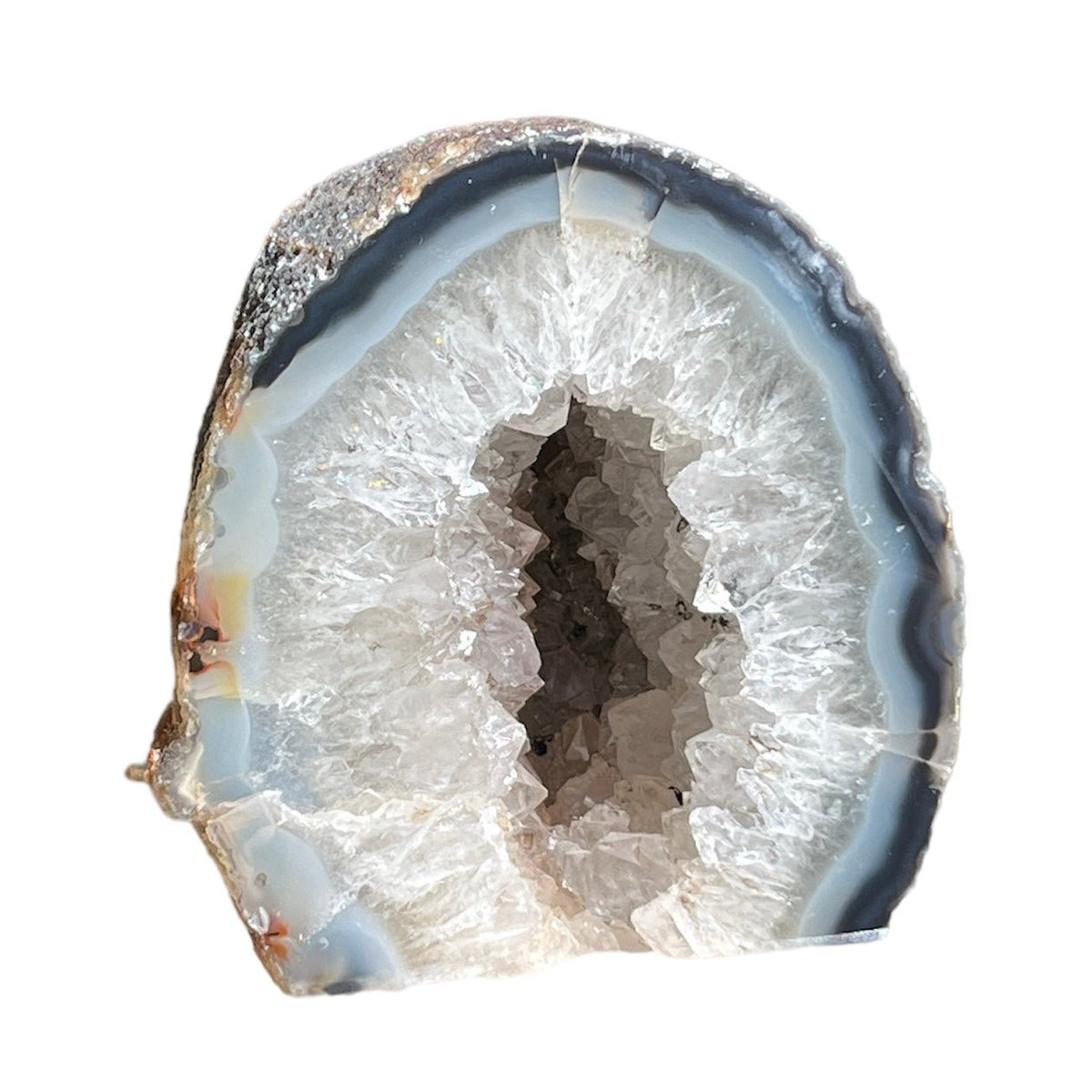 AGATE GEODE Teal 2 4-7 Oz Large Polished Rocks Minerals Geodes Throat  Chakra Healing Crystals and Stones Natural Raw Specimen Reiki Xx -   Canada