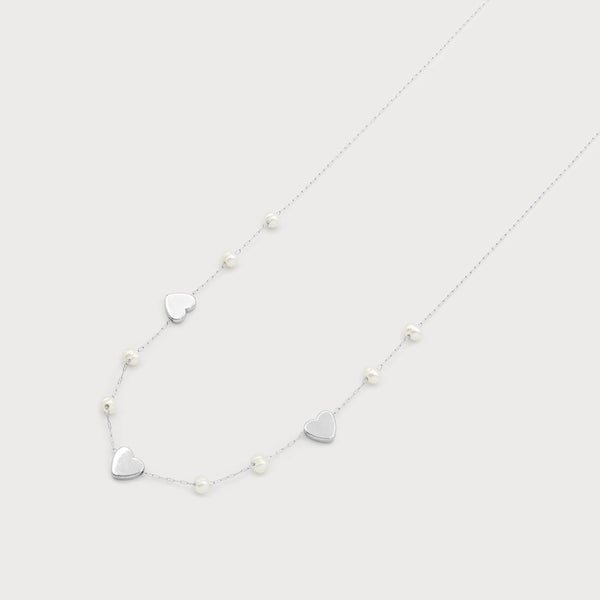 Rebecca Long Heart Necklace
