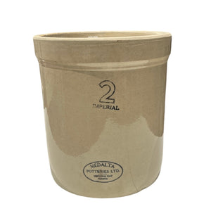 2 Imperial Gallon Medalta Crock - Lady of the Lake