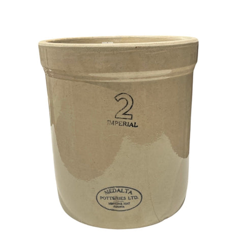 2 Imperial Gallon Medalta Crock - Lady of the Lake
