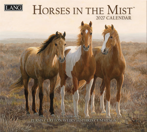 Horses In The Mist - 2027 Calendar