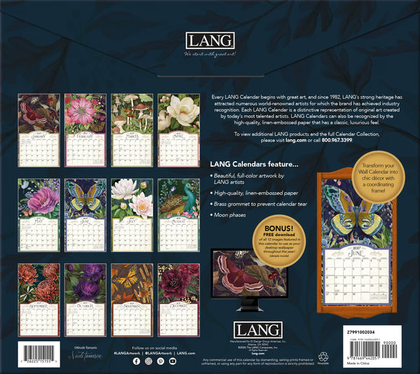 Midnight Garden - 2027 Calendar