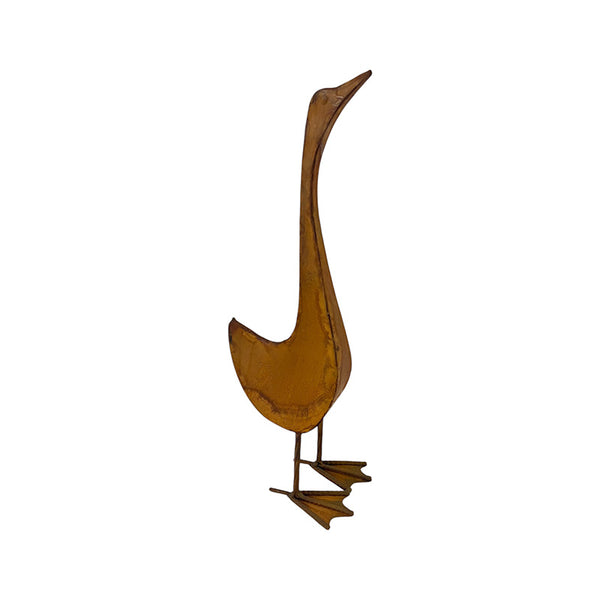 Metal Goose Statue
