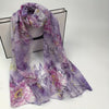 Chiffon Scarf - Parrot & Peony