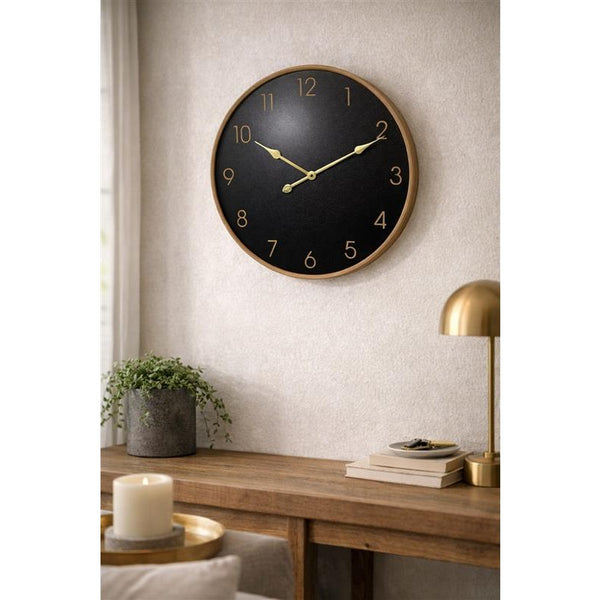 Modern Black Wall Clock