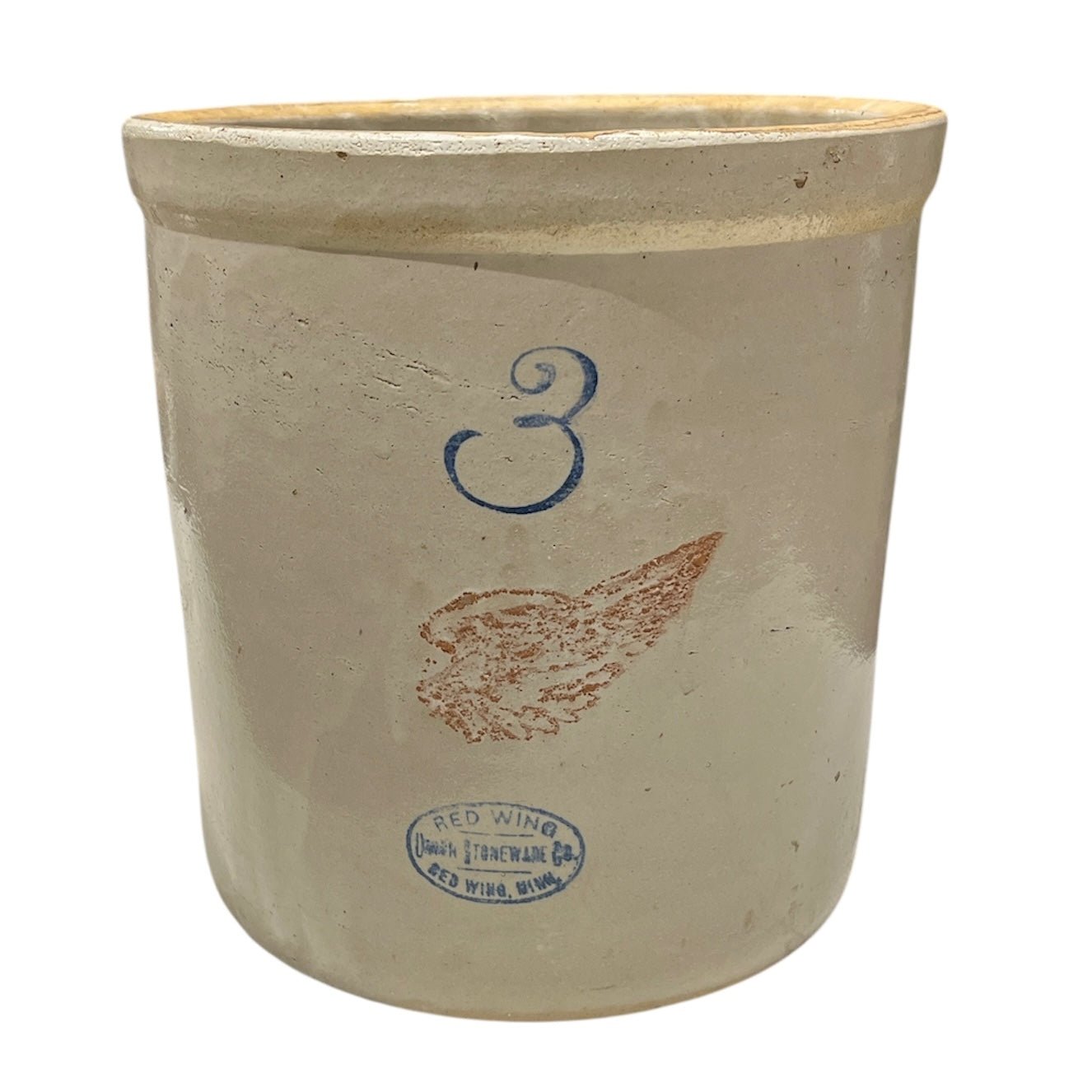 3 Gallon Red Wing Crock - Lady of the Lake