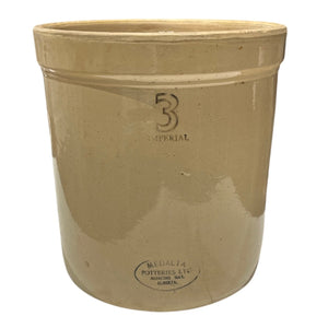 3 Imperial Gallon Medalta Crock - Lady of the Lake