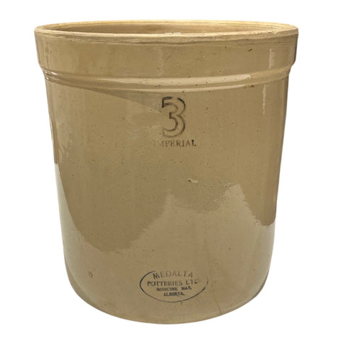 3 Imperial Gallon Medalta Crock - Lady of the Lake