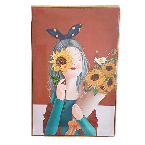 Sunflower Girl - Canvas
