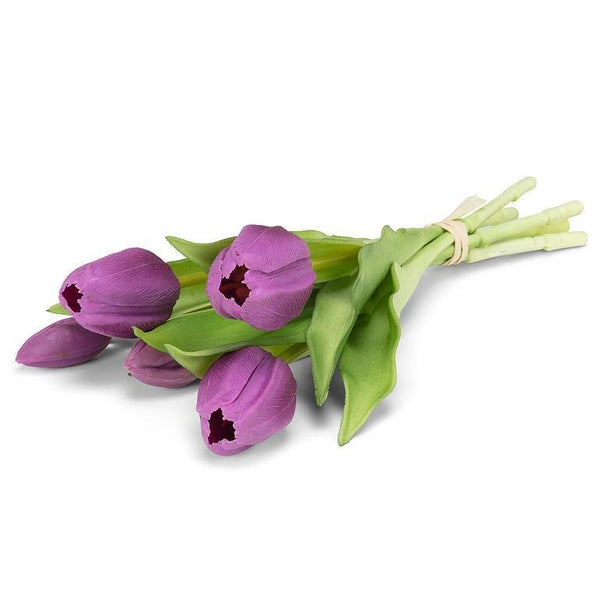 5 Stem Faux Tulip Bunch - Lady of the Lake