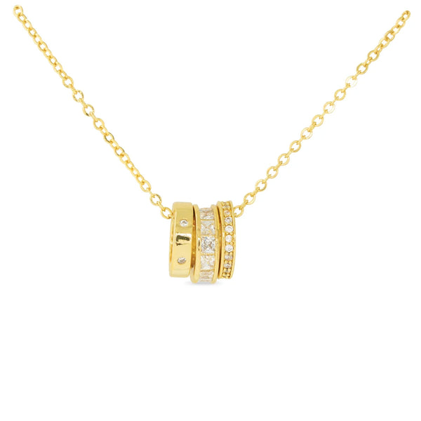 Triple Ring Necklace