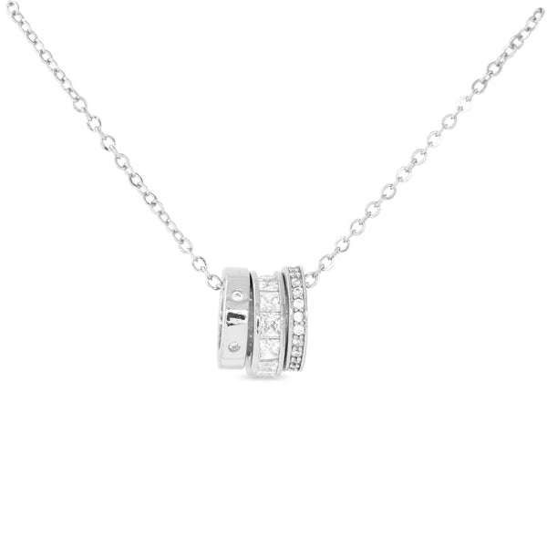 Triple Ring Necklace