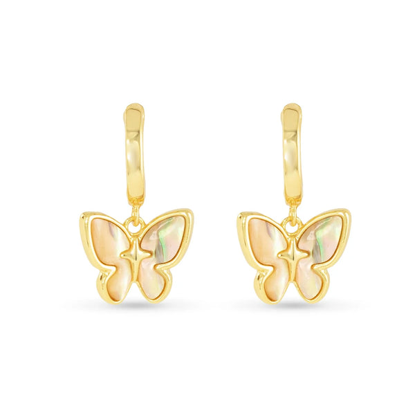 Butterfly Abalone Earring
