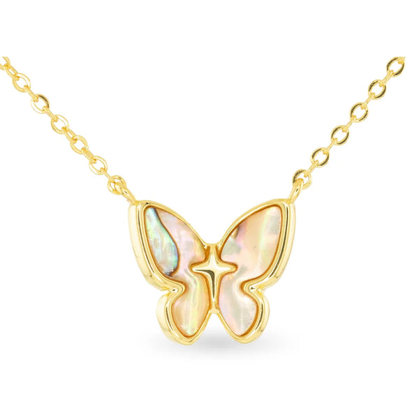Butterfly Abalone Necklace