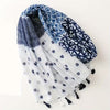 Scarf - Abstract Blue Patterns