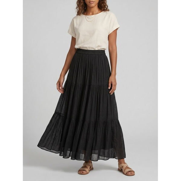 Sabina Tiered Maxi Skirt