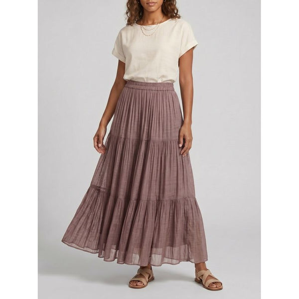 Sabina Tiered Maxi Skirt