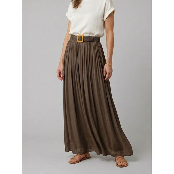 Diana Pleated Maxi Skirt