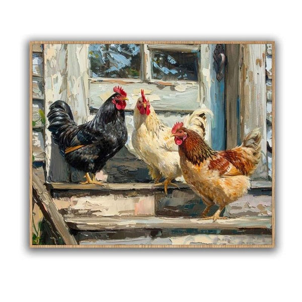 Three At The Door - Artwork