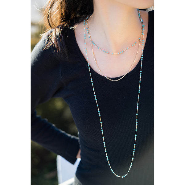 Sydney Pink Opal Necklace