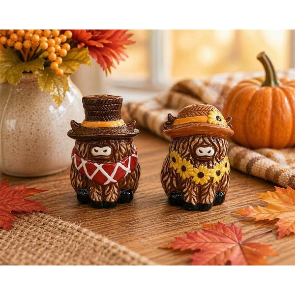 Highland Cow Salt & Pepper