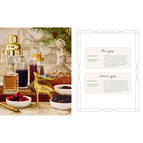 Christmas Cocktails - Hardcover Book
