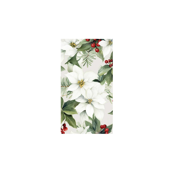 White Poinsettia - Paper Napkins