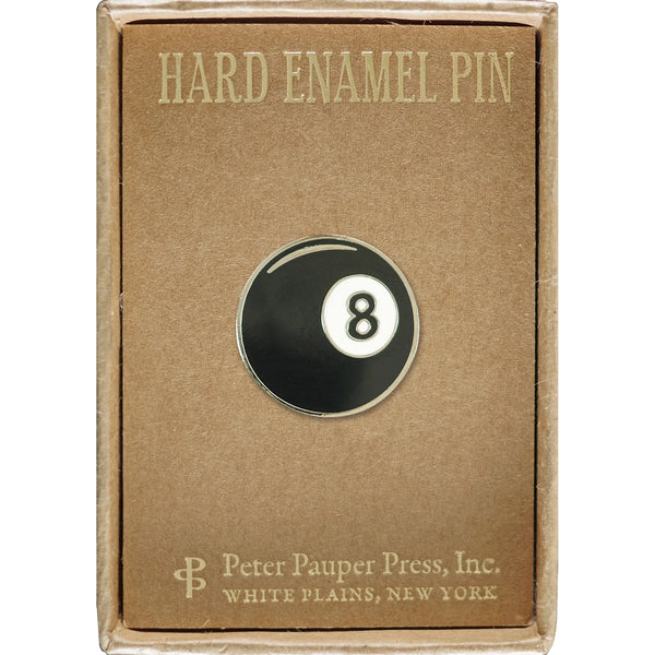 8 Ball Enamel Pin