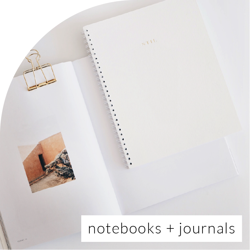notebooks + journals