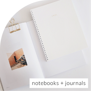 notebooks + journals