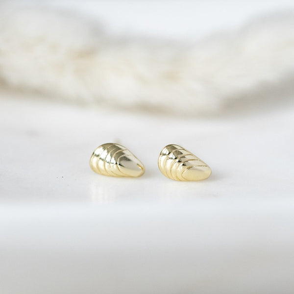 Blue Tide Stud Earrings