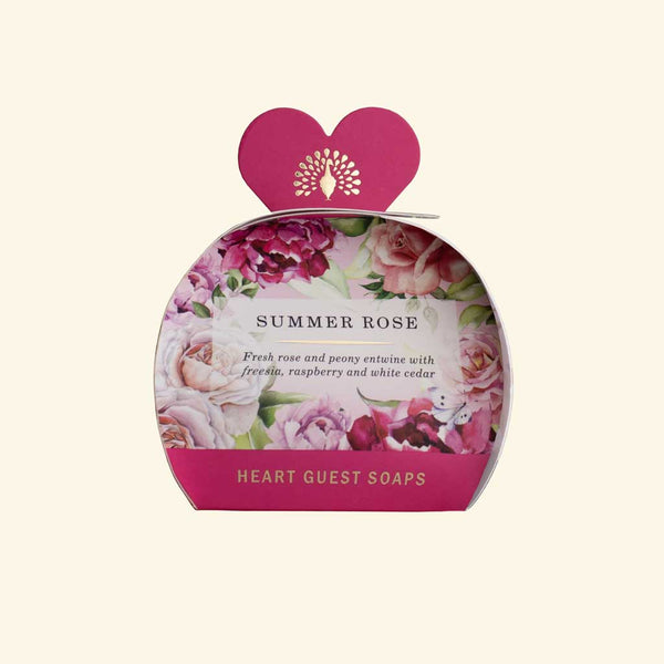 Summer Rose Heart Guest Soaps