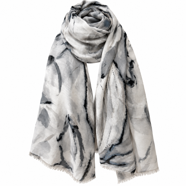 Scarf - Two Toned Butterfly Print