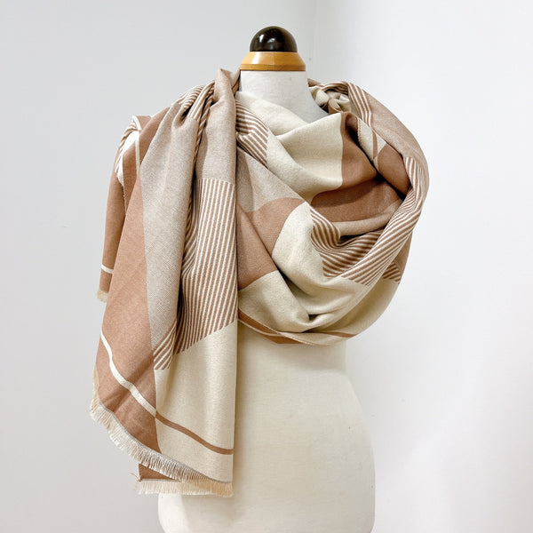 Winter Scarf - Bold Geometric