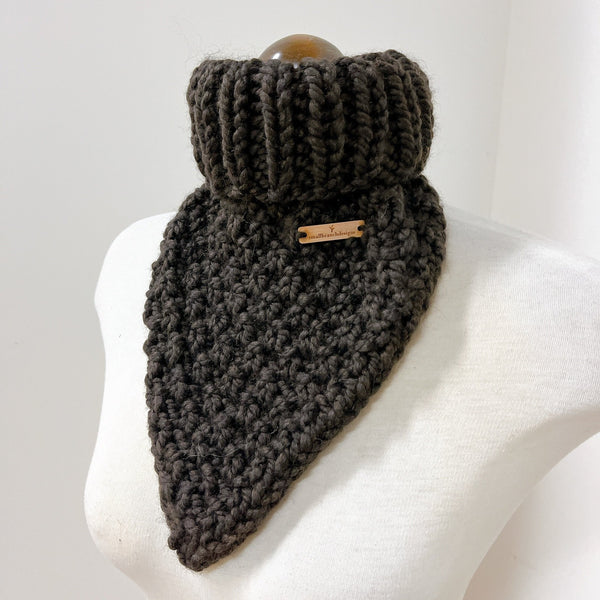 Hand Knit Bandana Cowl