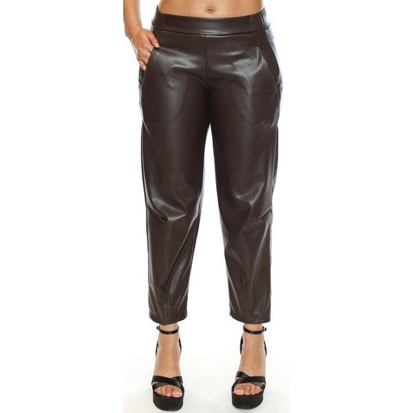 Roseann Faux Leather Pant