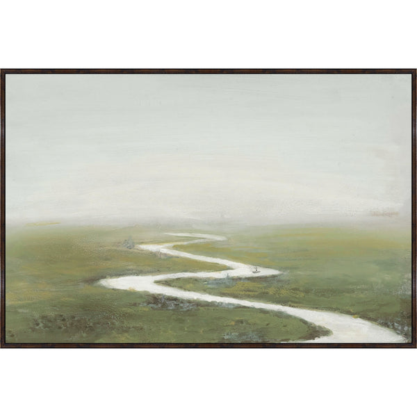 Into The Gentle Distance - Framed Canvas