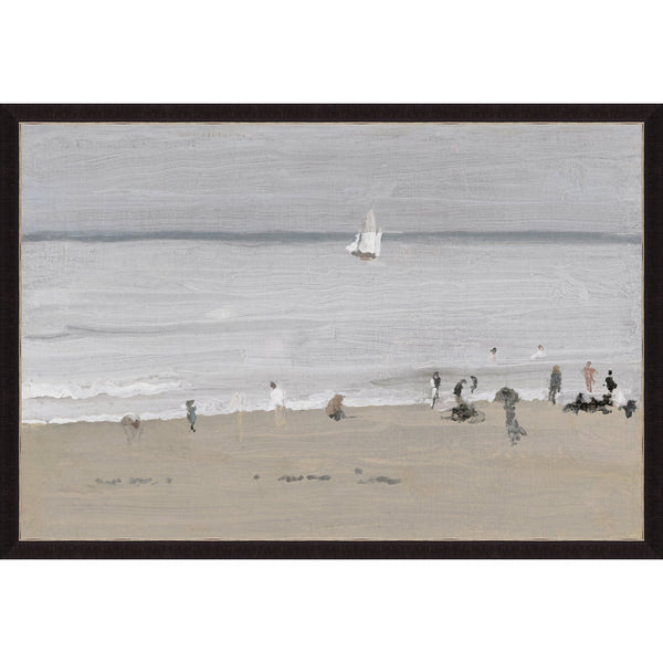 A Day By The Sea - Framed Print