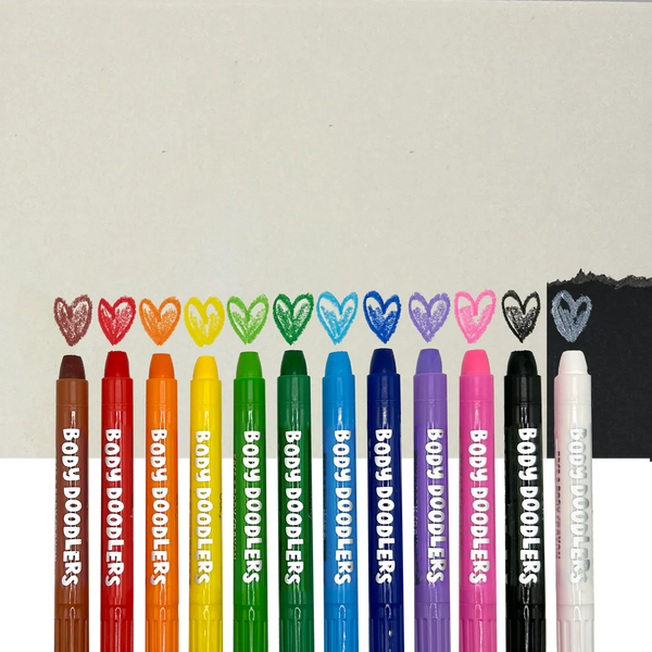 Body Doodlers - Face & Body Crayons - Set of 12