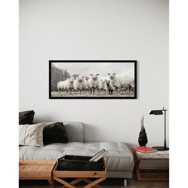 Herd - Framed Canvas