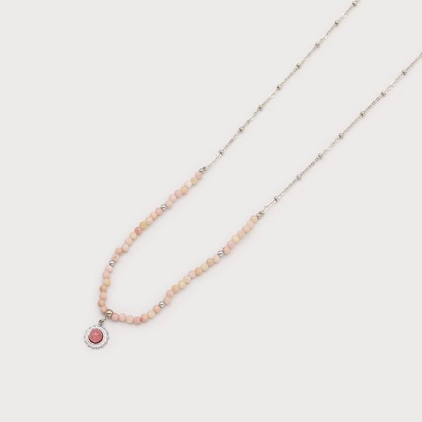Claudia Long Necklace With Sun Medallion