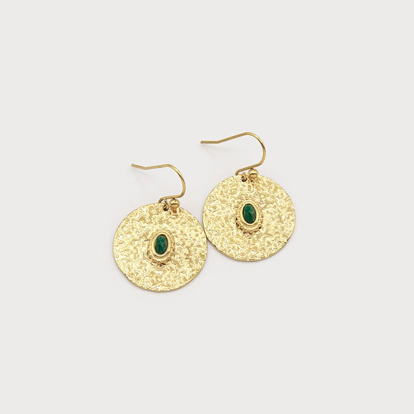Claudia Sun Medallion Earrings