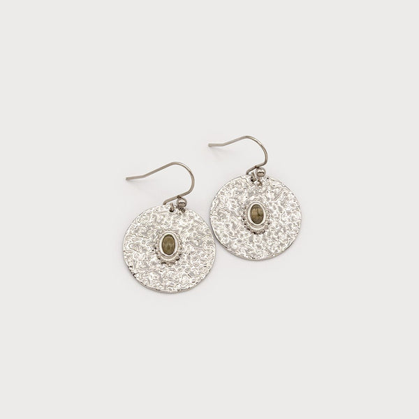 Claudia Sun Medallion Earrings