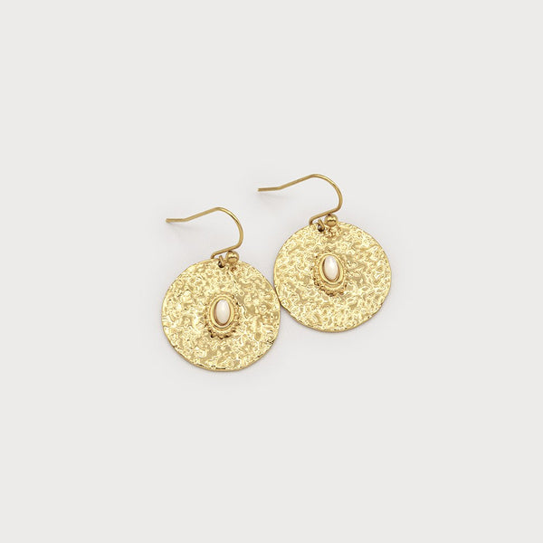 Claudia Sun Medallion Earrings