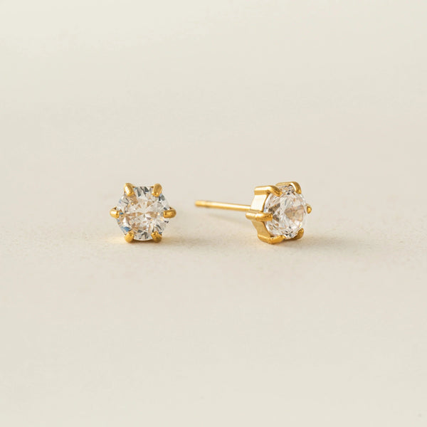 Sol CZ Stud Earrings
