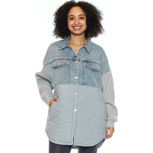 Morgan Mixed Media Jacket