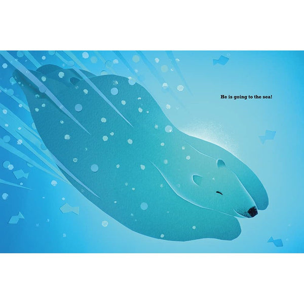 A Polar Bear In Snow - Hardcover Book