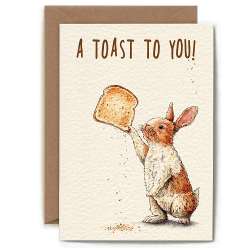 A Toast To You - Greeting Card - Birthday