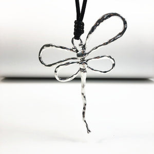 Abstract Dragonfly Long Necklace - Lady of the Lake