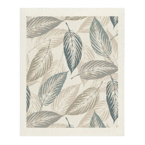 Abstract Leaves Swedish Dishcloth - Lady of the Lake